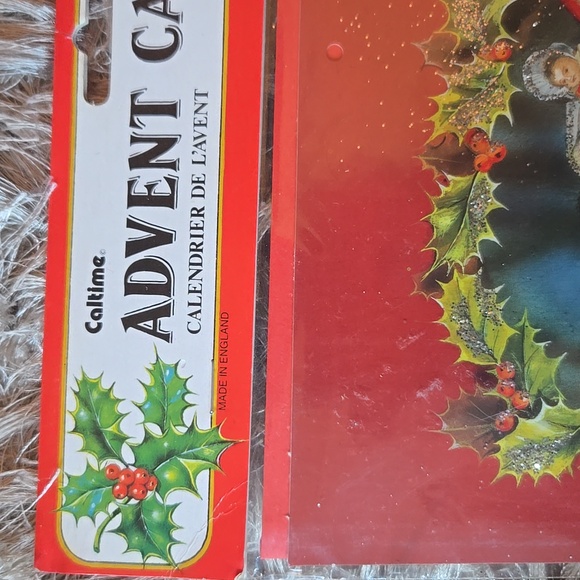 Vintage Advent Calendar Made In England - Picture 2 of 12
